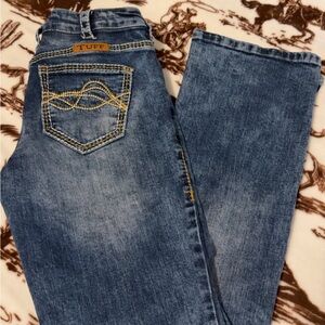 Cowgirl Tuff Classic Blue Boot Cut Jeans